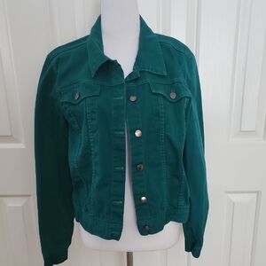 Chadwicks Women's Deep Teal Jean Jacket